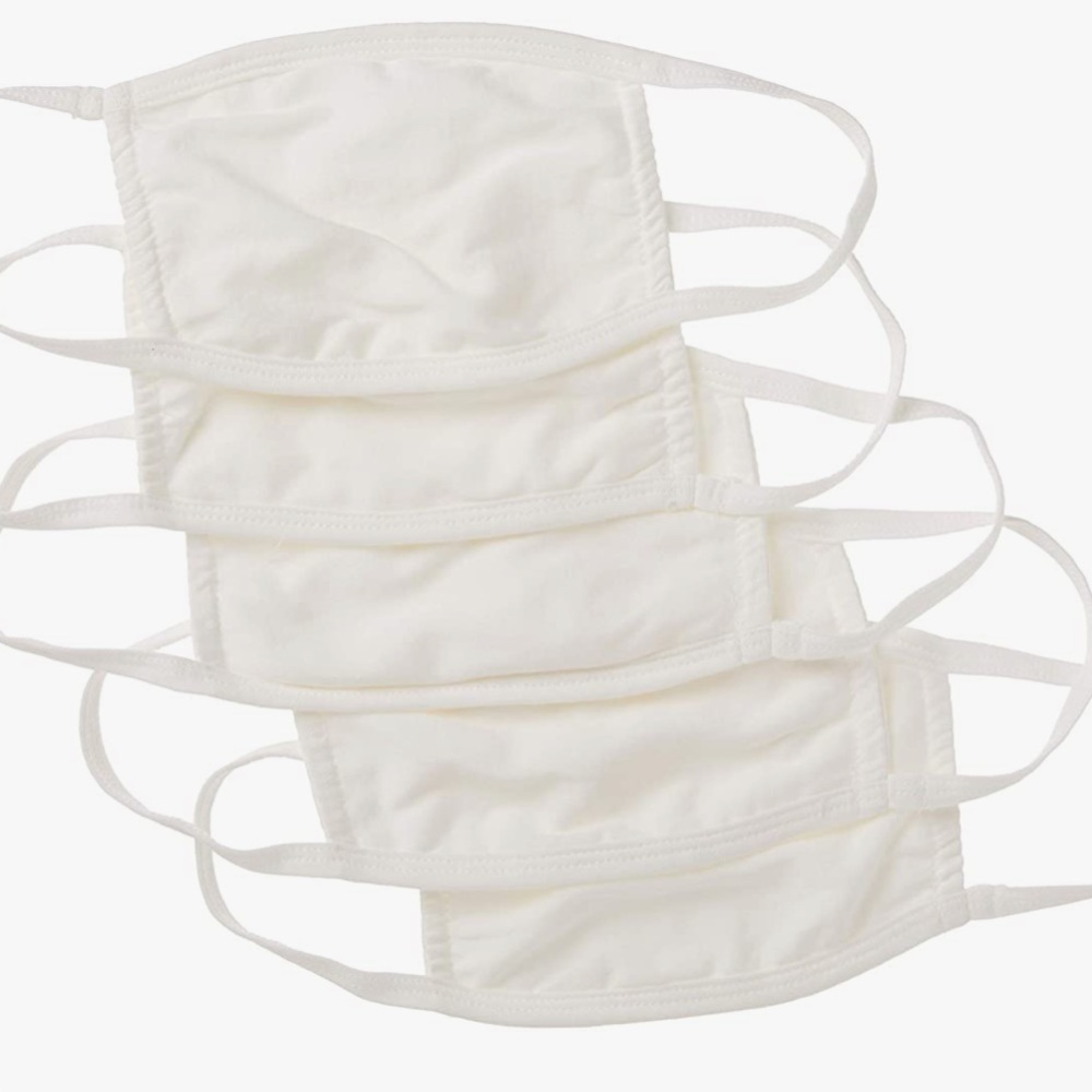 NWOT Six Hanes Reusable Cotton Face Mask